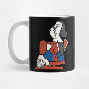 Red Dress Lady Mug